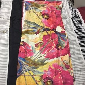 Fashion Nova floral multicolored midi dress